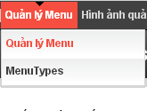 Thêm mới và chỉnh sửa nhóm menu